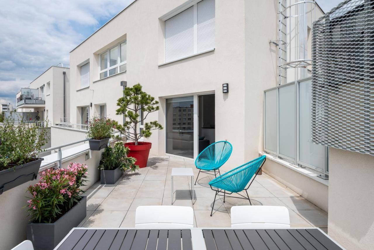 Appartement De Standing Avec Grande Terrasse Villeurbanne Exteriér fotografie