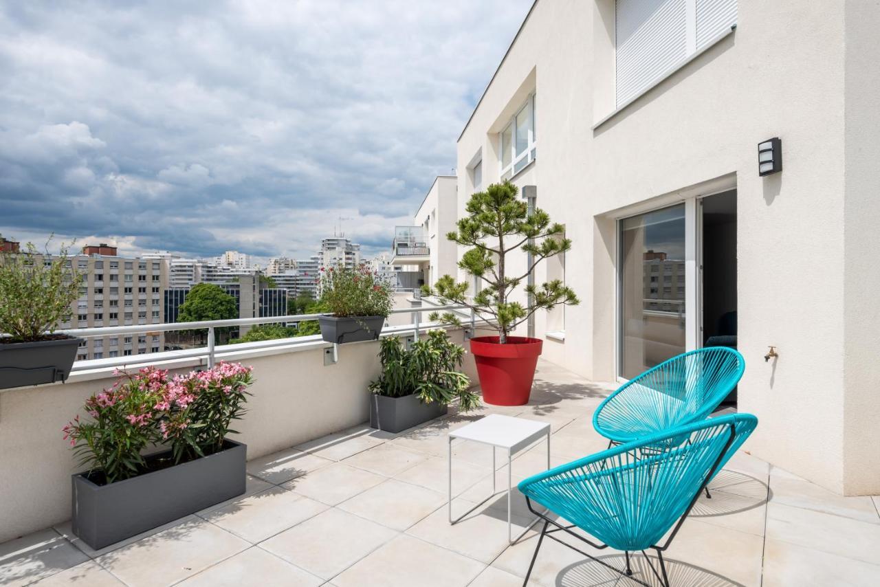 Appartement De Standing Avec Grande Terrasse Villeurbanne Exteriér fotografie
